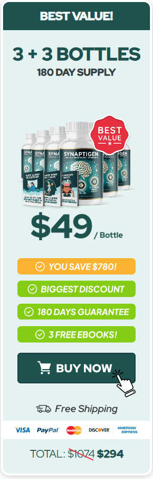 Buy Synaptigen 6 Bottle
